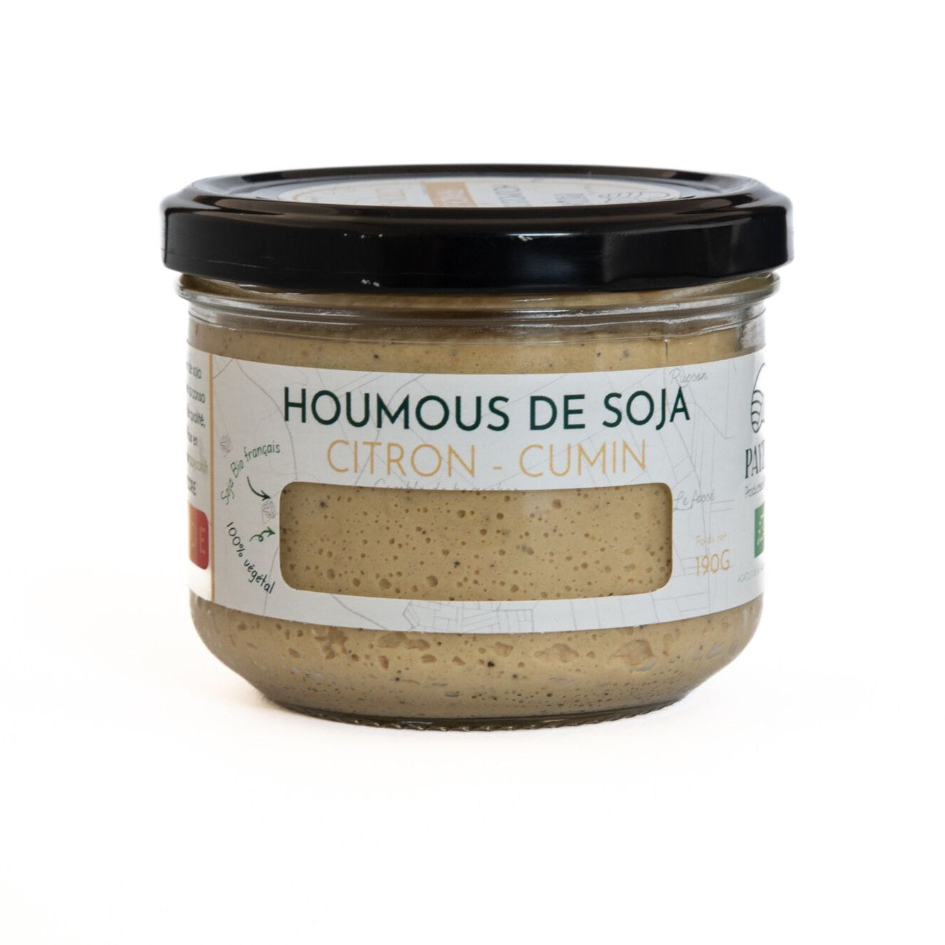 Houmous de Soja Bio - Citron et Cumin
