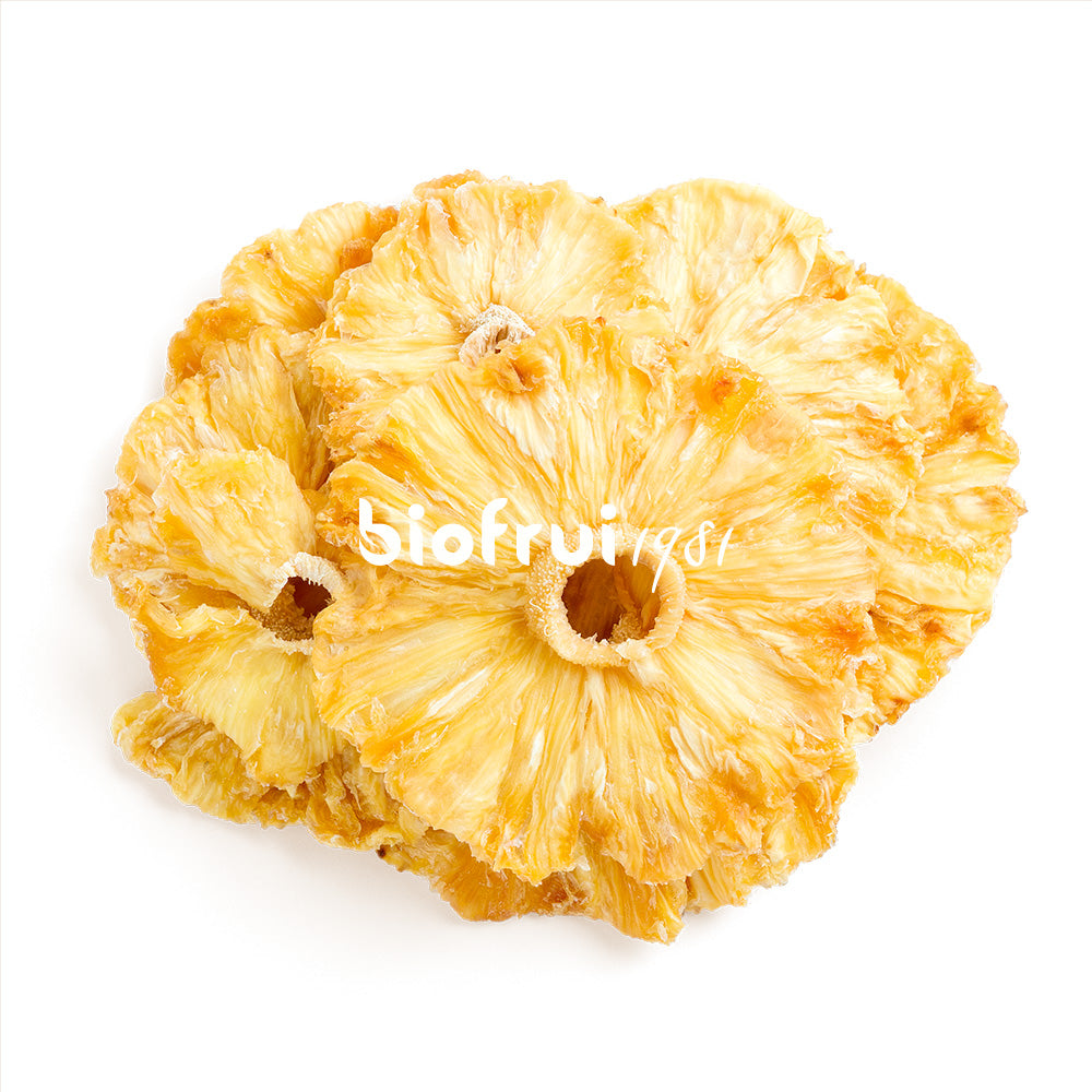 Ananas Cayenne séché en rondelles bio et équitable du Togo - Pack Éco