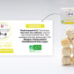 Macaron Artisanal bio au Citron et à la graine de Pavot - Sachet de 150 g - Pack Éco