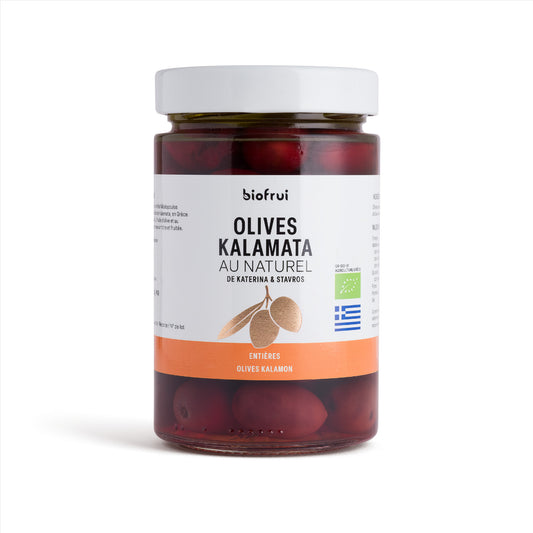 Olive Kalamon noire bio de Kalamata traditionnelle - Pack Eco