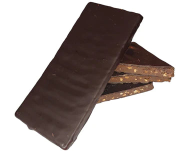 Plaque gourmande Chocolat Noir 77 % Fourrage Praliné Café Noisette - Plaque de 80g minimum